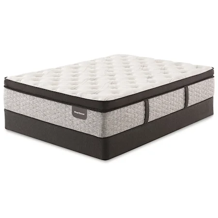 King Pocketed Coil Mattress and 5" Low Profile Foundation